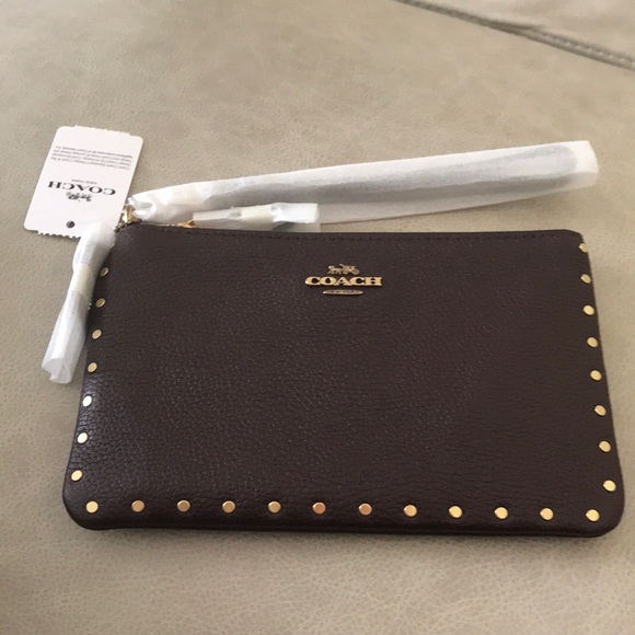 Coach Studded Wristlet - Picture 2 of 5